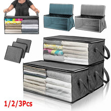 Load image into Gallery viewer, 1/2/3pcs Non-woven Anti-dust Collapsible Storage Box