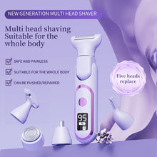 Load image into Gallery viewer, Women's 5-in-1 Electric Shaver Wireless Hair Removal Device