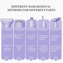 Load image into Gallery viewer, Women's 5-in-1 Electric Shaver Wireless Hair Removal Device