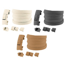 Load image into Gallery viewer, 3 Pairs Elastic No Tie Shoelaces with Buckles Trainers Shoe Laces