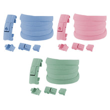 Load image into Gallery viewer, 3 Pairs Elastic No Tie Shoelaces with Buckles Trainers Shoe Laces
