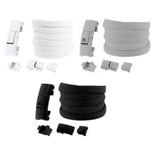Load image into Gallery viewer, 3 Pairs Elastic No Tie Shoelaces with Buckles Trainers Shoe Laces