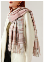 Load image into Gallery viewer, Winter Soft Tartan Scarf