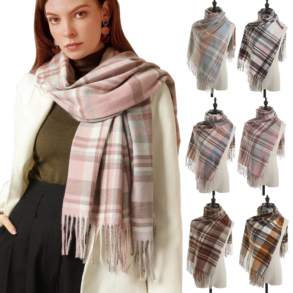 Winter Soft Tartan Scarf