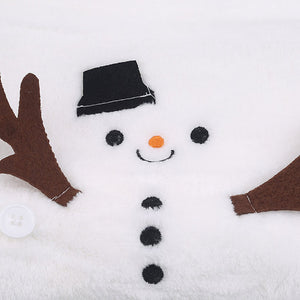 80*100cm Christmas Throw Blanket Santa Claus elk Snowman Flannel Blanket