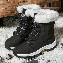 Load image into Gallery viewer, Women’s Winter Lace Up Mid-calf Snow Boots