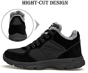 Mens Winter Trekking Snow Boots Water Resistant Shoes