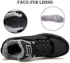 Mens Winter Trekking Snow Boots Water Resistant Shoes