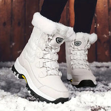 Load image into Gallery viewer, Women’s Winter Lace Up Mid-calf Snow Boots
