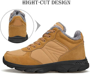 Mens Winter Trekking Snow Boots Water Resistant Shoes