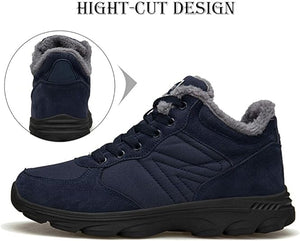 Mens Winter Trekking Snow Boots Water Resistant Shoes