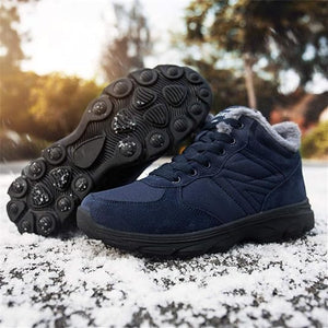 Mens Winter Trekking Snow Boots Water Resistant Shoes