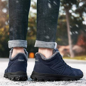 Mens Winter Trekking Snow Boots Water Resistant Shoes