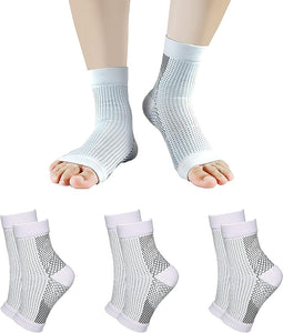 3pairs Unisex Ankle Breathable Anti-Slip Soothe Socks