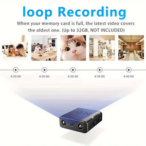 Mini Camera XD with Battery Night Vision Camera Home Security Camera