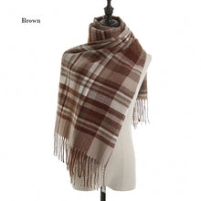 Load image into Gallery viewer, Winter Soft Tartan Scarf