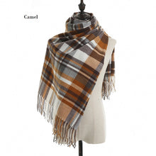 Load image into Gallery viewer, Winter Soft Tartan Scarf