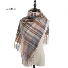 Load image into Gallery viewer, Winter Soft Tartan Scarf