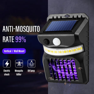 2 in 1 Solar Mosquito Killer Wall Lamp