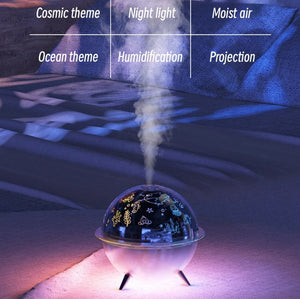 2 in 1 Theme Projector Lights Humidifier