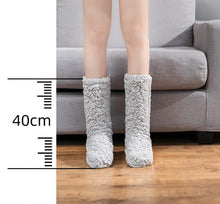 Load image into Gallery viewer, Plush and thick insulation floor socks