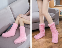 Load image into Gallery viewer, Plush and thick insulation floor socks