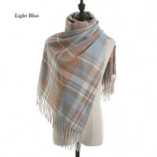 Load image into Gallery viewer, Winter Soft Tartan Scarf