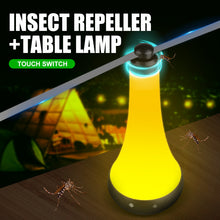 Load image into Gallery viewer, 2in1 Fly Repellent Camping Fan Desk Lamp
