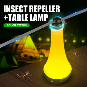 2in1 Fly Repellent Camping Fan Desk Lamp