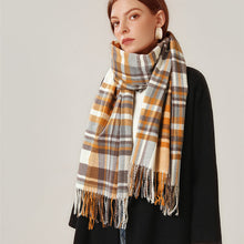 Load image into Gallery viewer, Winter Soft Tartan Scarf