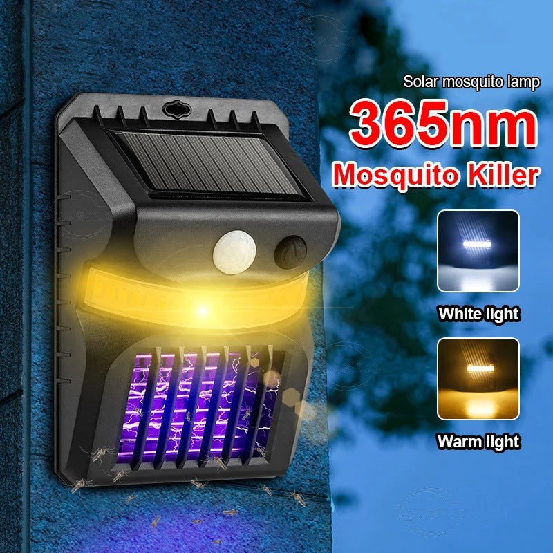 2 in 1 Solar Mosquito Killer Wall Lamp