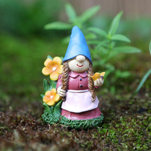 Micro Landscape Ornaments Gnomes Fairy Resin Statues