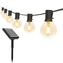 Load image into Gallery viewer, G40 Solar Outdoor String Lights
