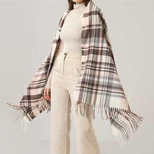 Load image into Gallery viewer, Winter Soft Tartan Scarf