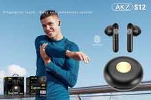 Load image into Gallery viewer, TWS Wireless Stereo Earbuds Type-c Charging Finger Print Touch Sports Earbuds
