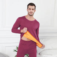 Load image into Gallery viewer, Winter thermal underwear Warm Fleece Long Johns Set