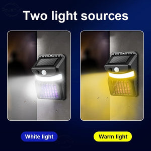 2 in 1 Solar Mosquito Killer Wall Lamp