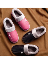 Load image into Gallery viewer, PU Waterproof Non-slip Cotton Slippers