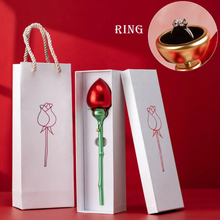 Load image into Gallery viewer, Valentine’s Day Rose Bouquet Blooming Jewelry Gift Box