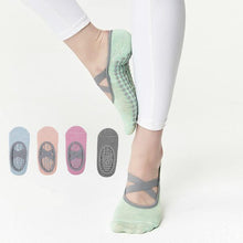 Load image into Gallery viewer, 2 Pack Women Yoga Socks Ballet Socks Anti Slip Sticky Bottom