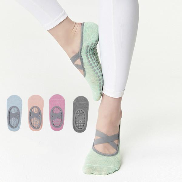 2 Pack Women Yoga Socks Ballet Socks Anti Slip Sticky Bottom