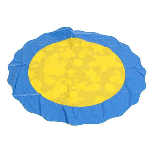 100cm Summer Children's Outdoor Play Water Games Beach Mat Lawn Inflatable Sprinkler Cushion