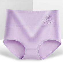 Load image into Gallery viewer, 4Pcs High Waist Embossed Rose Underwear