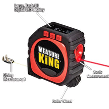 Load image into Gallery viewer, Measure Tool 3-in-1 Digital Tape Measure String Mode, Sonic Mode &amp; Roller Mode