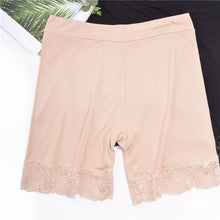 Load image into Gallery viewer, Summer Safety Short Pant Elastic Anti Chafing Lace Shorts