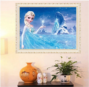 Cartoon Diamond Painting 5D DIY Diamond Embroidery Frozen Elsa Children Decor Gift