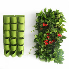 Load image into Gallery viewer, Hanging Garden Wall Flower Planter Bag Indoor/Outdoor Herb Pot