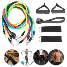 Load image into Gallery viewer, 11 Pcs Resistance Bands Set Training Exercise Yoga Tubes Pull Rope Equipment With Bag