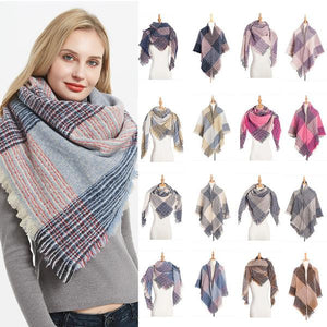 Women Soft Thick Large Oversized Scarf Pashmina Scarf Cape Shawl