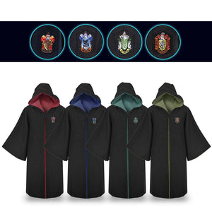 Harry Potter Gryffindor Slytherin Hufflepuff Ravenclaw Style Cape Cosplay